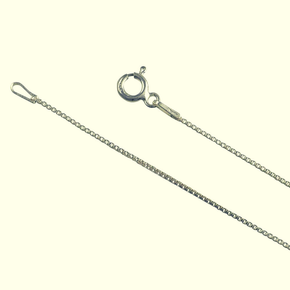 #24 18" Sterling Silver Chain 0.7mm Necklace Thin Chain Italy Solid 925 Jewelry